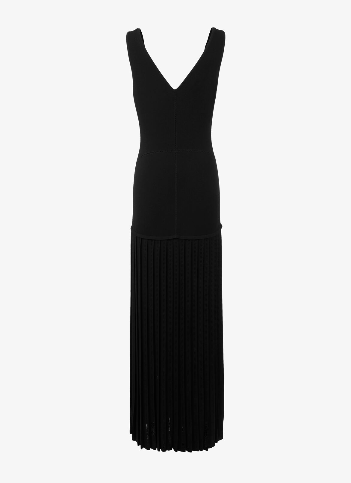 Charleston Long Dress  ALAÏA BLACK CHARLESTON LONG DRESS
